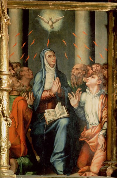 Pfingsten von Luis de Morales